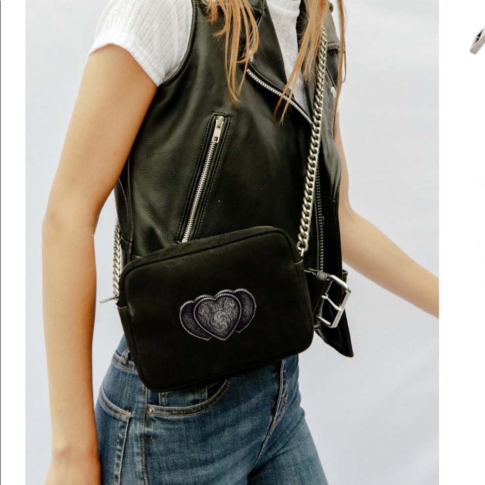Vegan Leather Crossbody Bag